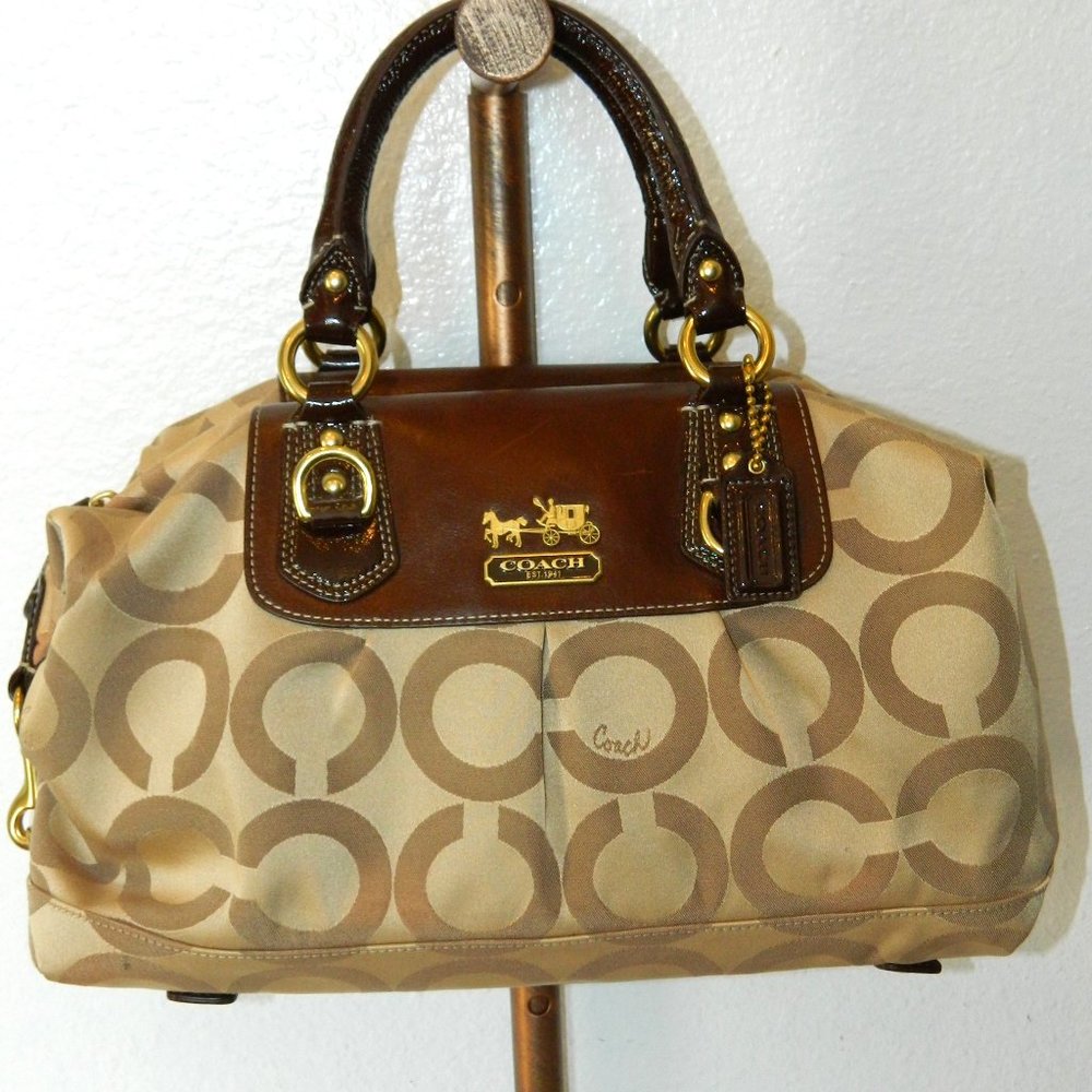 Coach Monogram Satchel